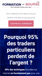 Mobile Screenshot of formation-en-bourse.com
