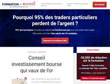Tablet Screenshot of formation-en-bourse.com